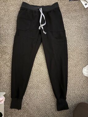 Figs Black Joggers